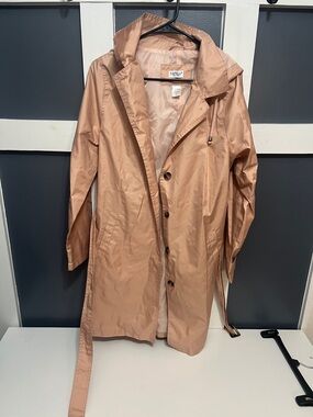 Capelli of New York Blush Pink Trench Coat